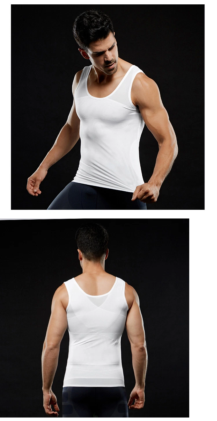 Men′s Breatheble Waist Trainer Body Shaper Vest Shapewear